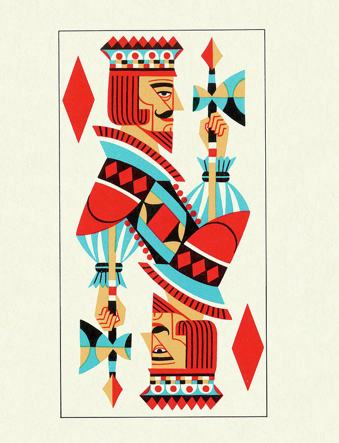 King of Diamonds Drawing by CSA Images - Pixels