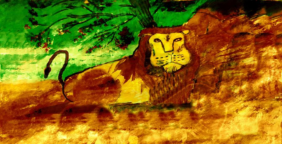 King Of Jungle Painting
