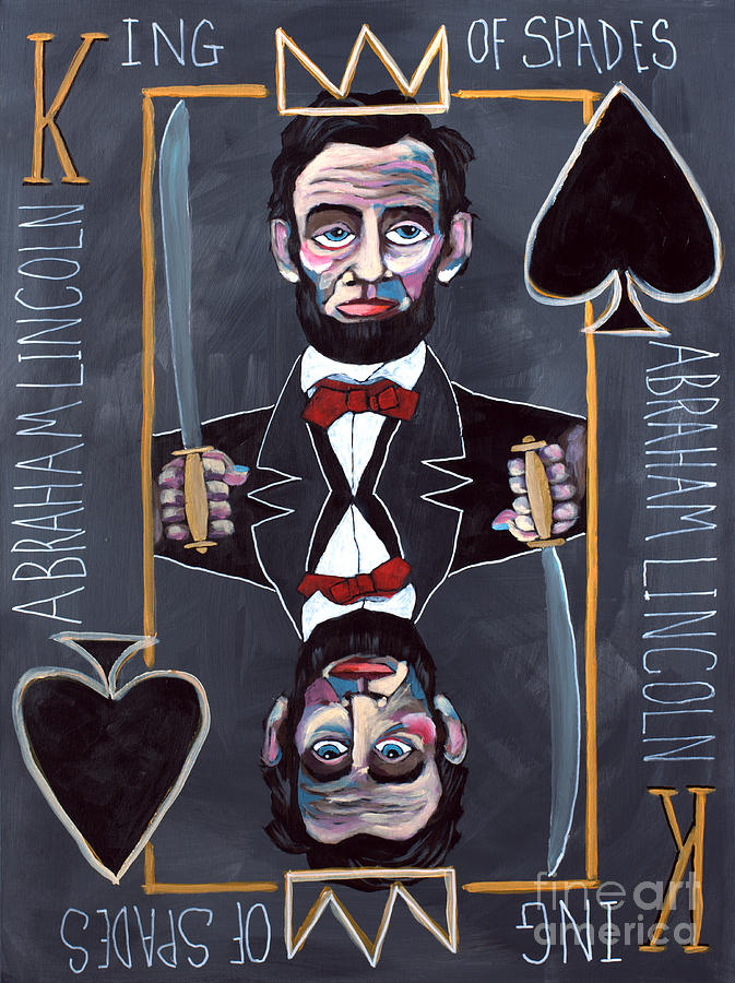 King Of Spades Painting by David Hinds