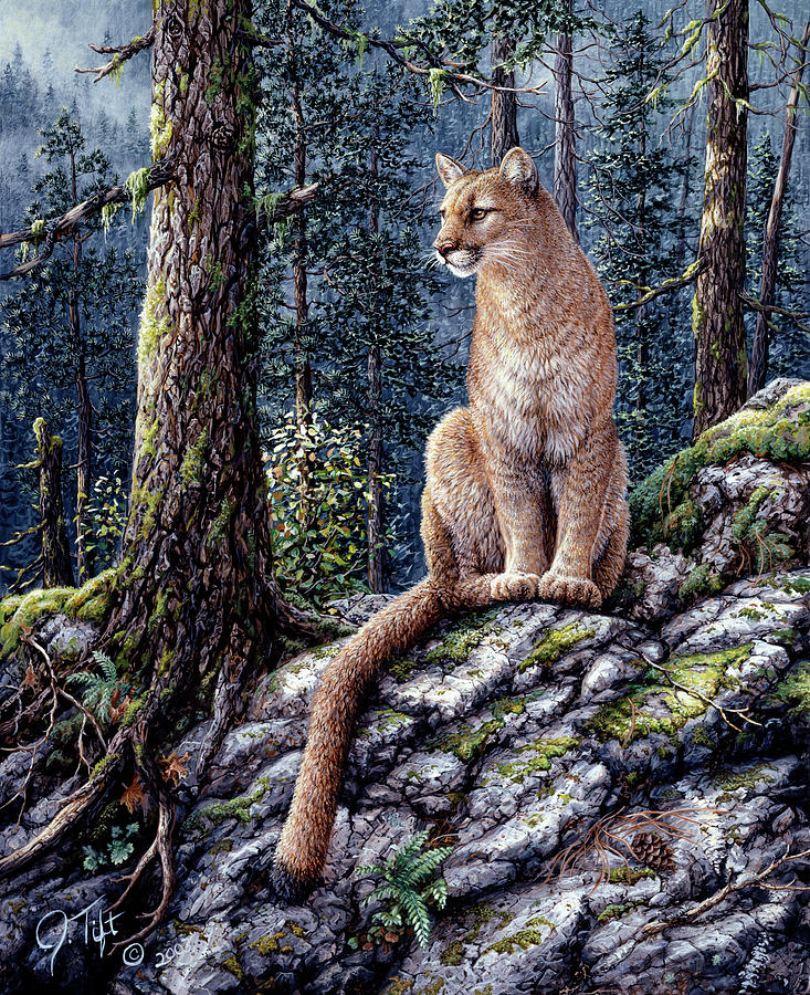 King Of The Forest Painting by Jeff Tift