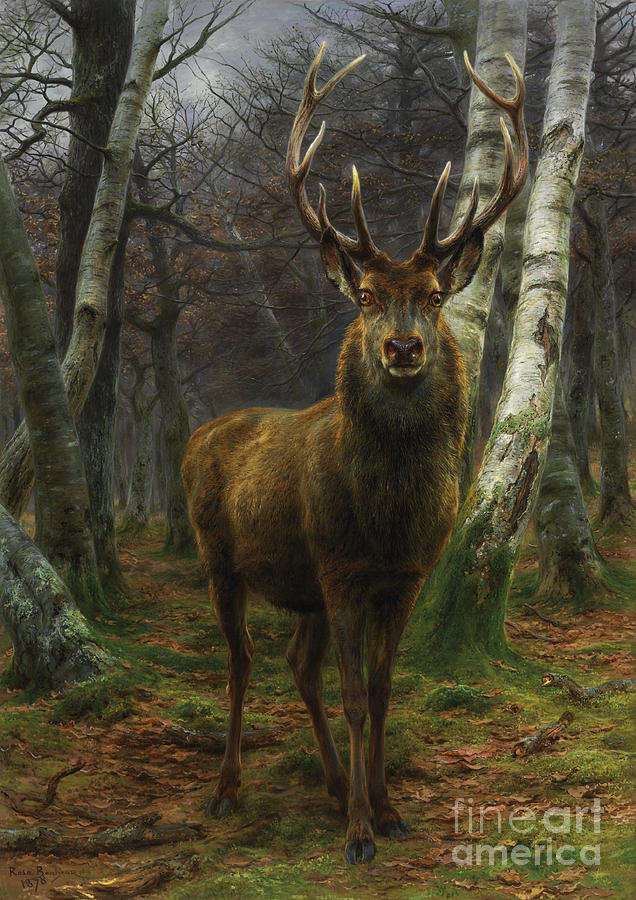 King of the Forest Painting by Rosa Bonheur