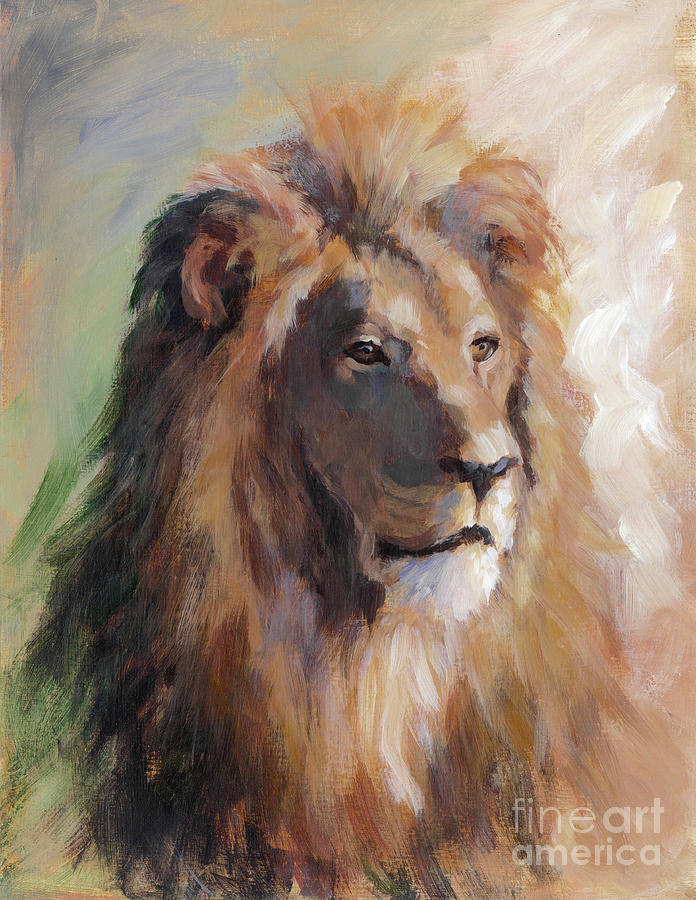 King of the Jungle Painting by Nicole Troup