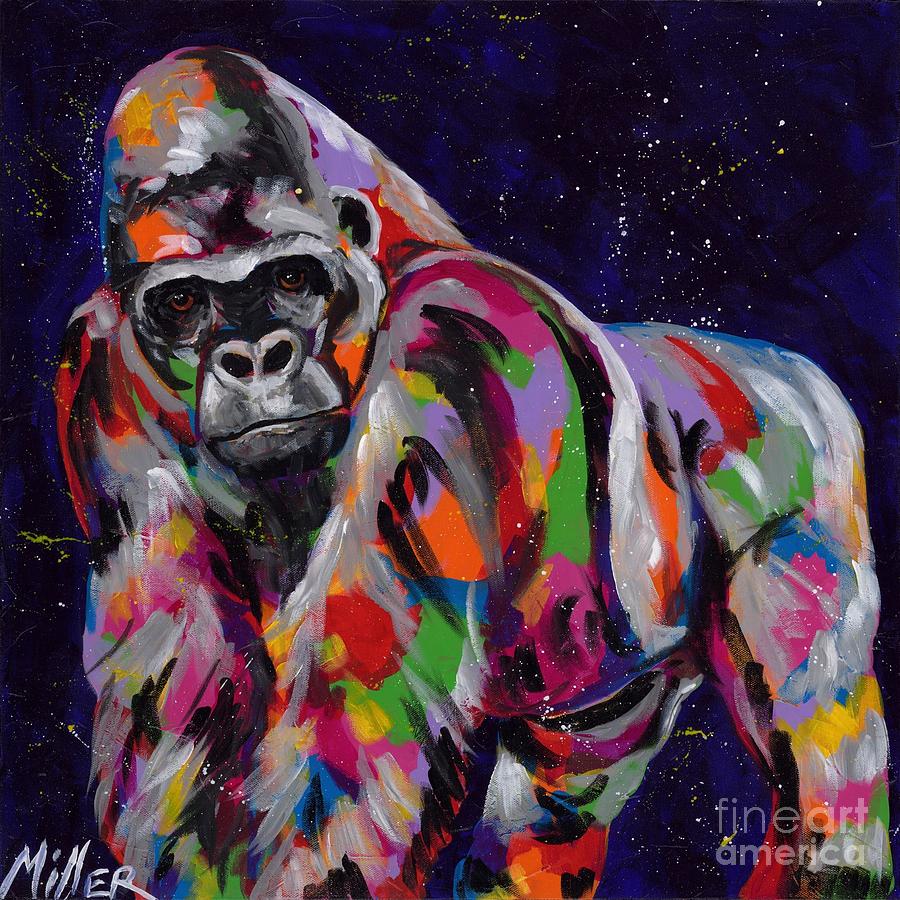 King of the Jungle Painting by Tracy Miller