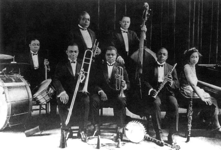 King Olivers Creole Jazz Band In Chicago Photograph by Science Source ...