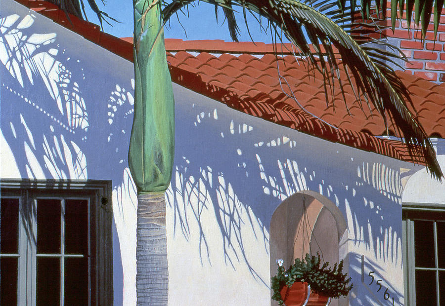 Long Beach Painting - King Palm by Michael Ward