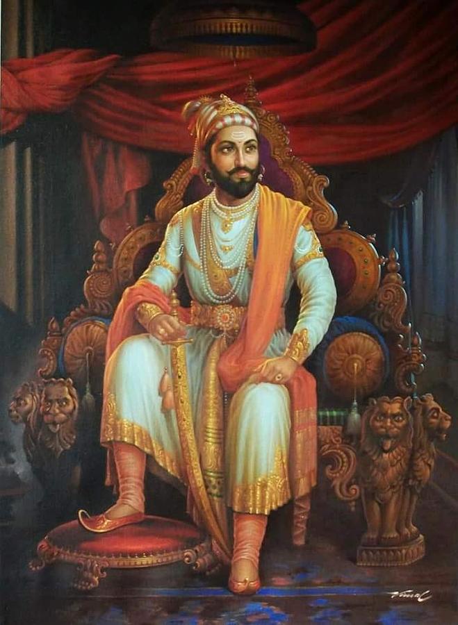 king-shivaji-painting-by-vishal-gurjar-pixels