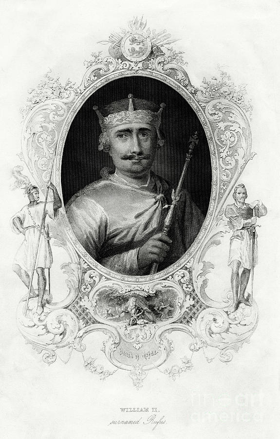 King William II Of England, 1860 Drawing by Print Collector