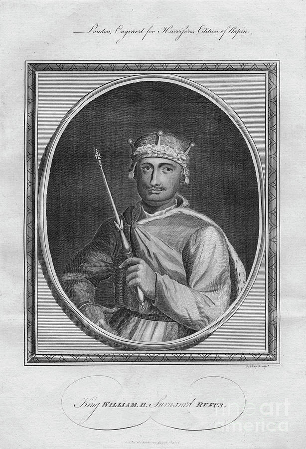 King William II William Rufus, 1786 Drawing by Print Collector