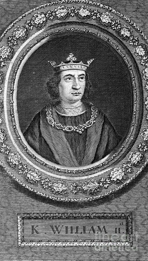 King William II.artist George Vertue Drawing by Print Collector