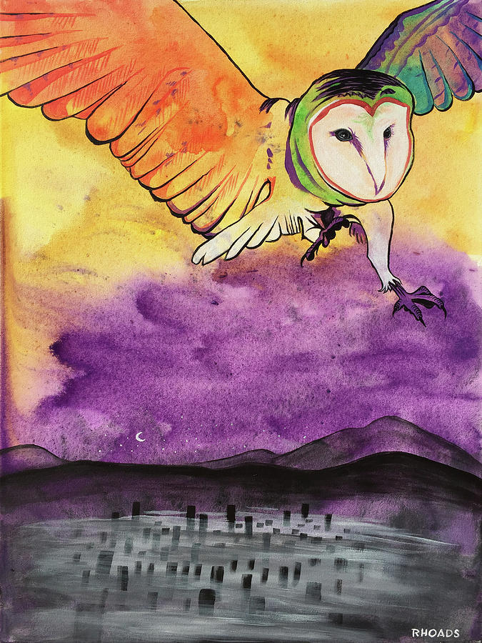 Owl Painting - Kingdom Ambassador by Nathan Rhoads
