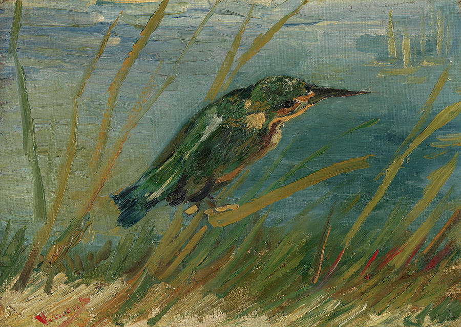 Vincent Van Gogh Painting - Kingfisher by the Waterside by Vincent Van Gogh