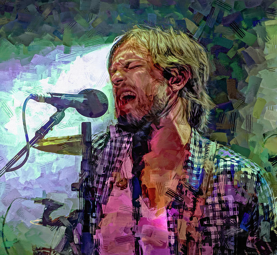 Music Mixed Media - Kings of Leon by Mal Bray
