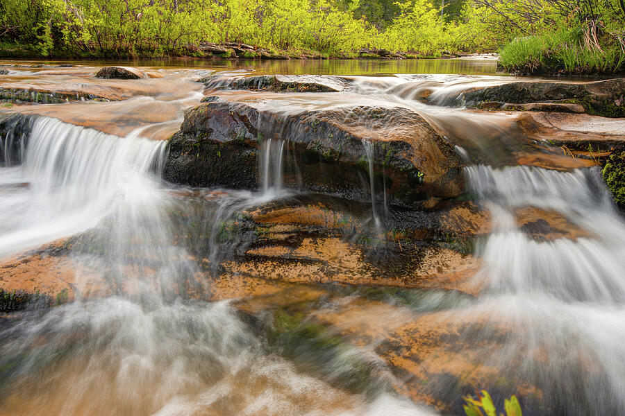 Arkansas Waterfalls Photograph - Kings River Double Falls - Arkansas Ozark National Forest by Gregory Ballos