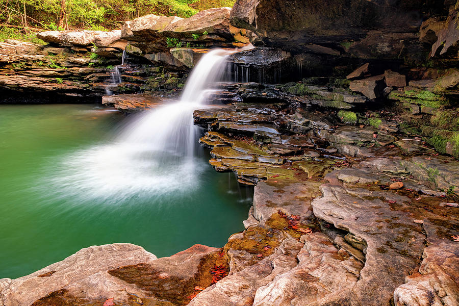America Photograph - Kings River Falls - Arkansas Nature Trail by Gregory Ballos