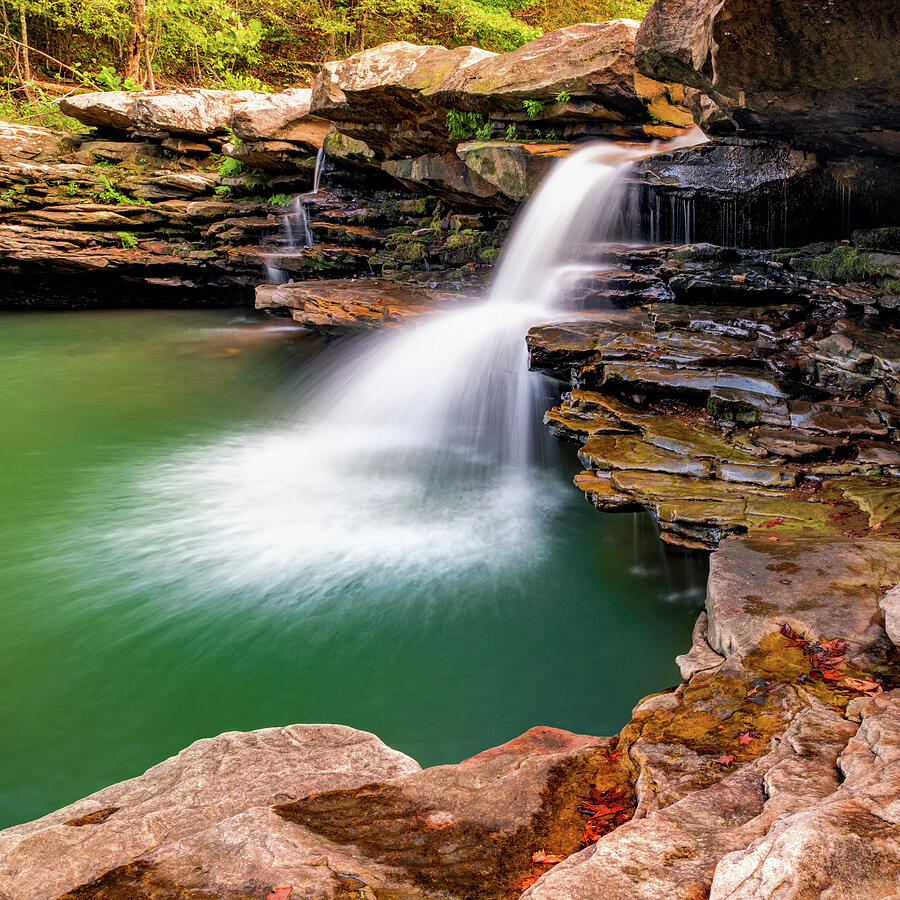 Arkansas Waterfall Photograph - Kings River Falls - Arkansas Waterfall by Gregory Ballos