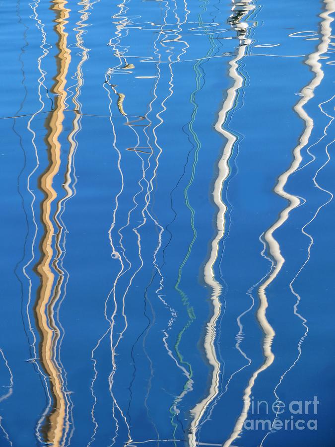 Kingston Sailboat Reflections 1 Photograph by Diana Rajala