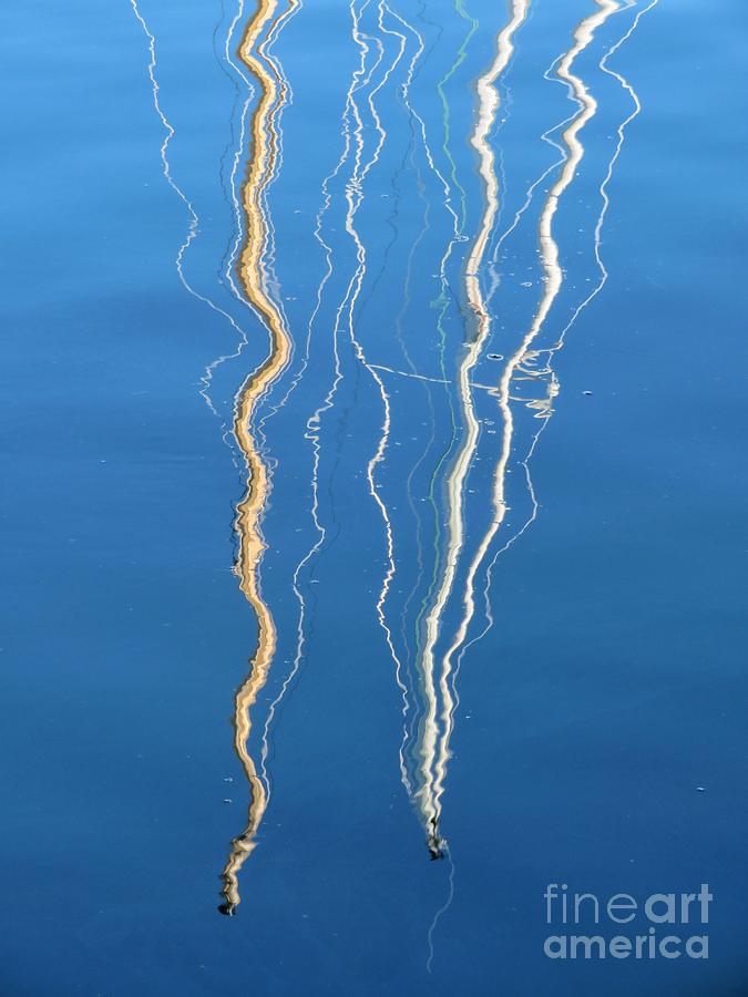 Kingston Sailboat Reflections 4 Photograph by Diana Rajala