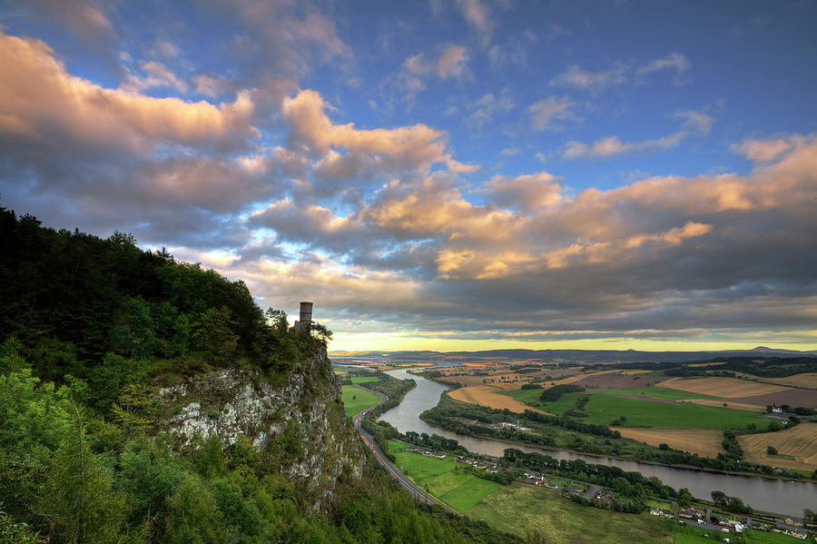Kinnoul Tower Overlooking Perthshire Photograph by Empato