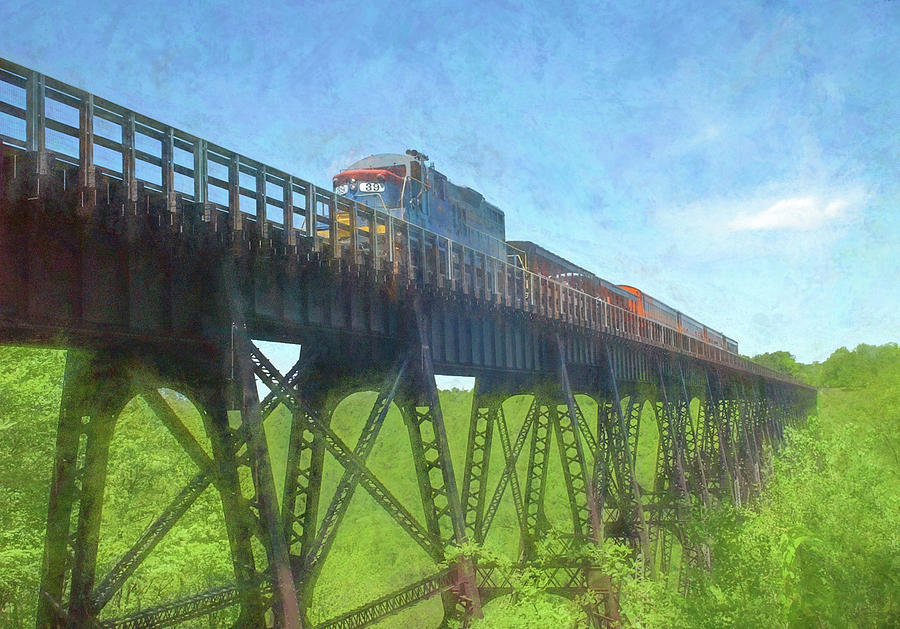 Kinzua Train Photograph by Wade Aiken