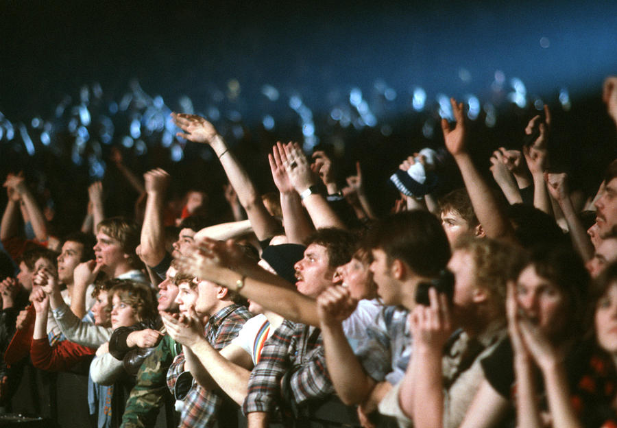 Kiss Crowd Photograph by Michael Ochs Archives
