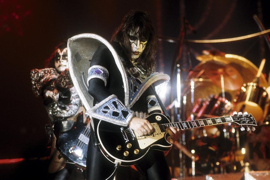 Kiss Performing Photograph by Larry Hulst