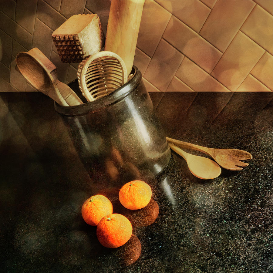 Kitchen Utensils - Mandarin Oranges Photograph by Nikolyn McDonald