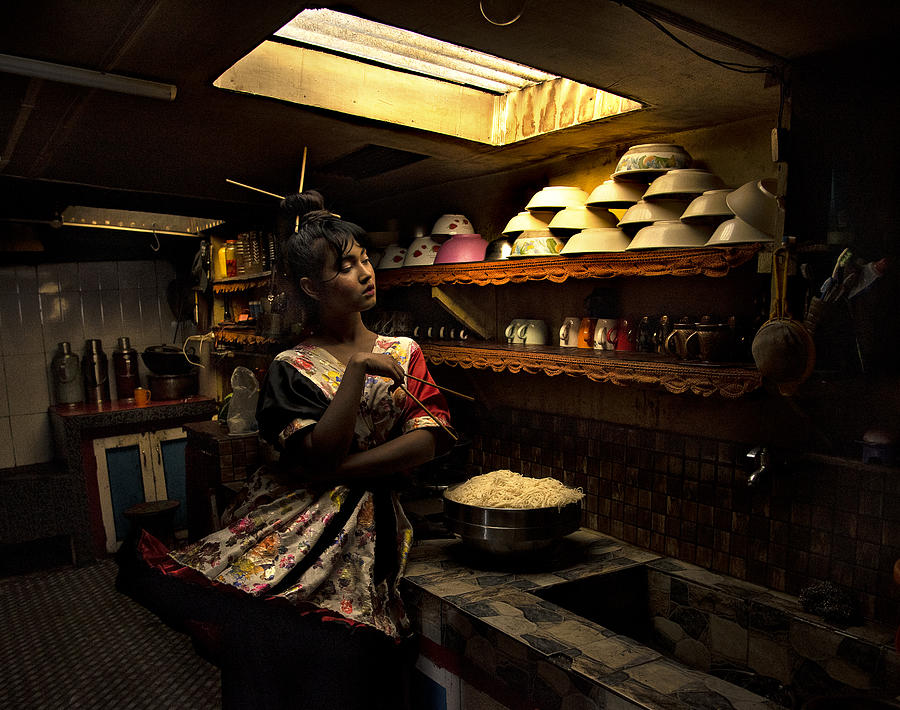 Street Photograph - Kitchen0689 by Rajat Dawn