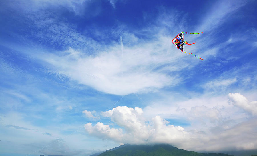Kite In Beautiful Sky Photograph by Vietnam