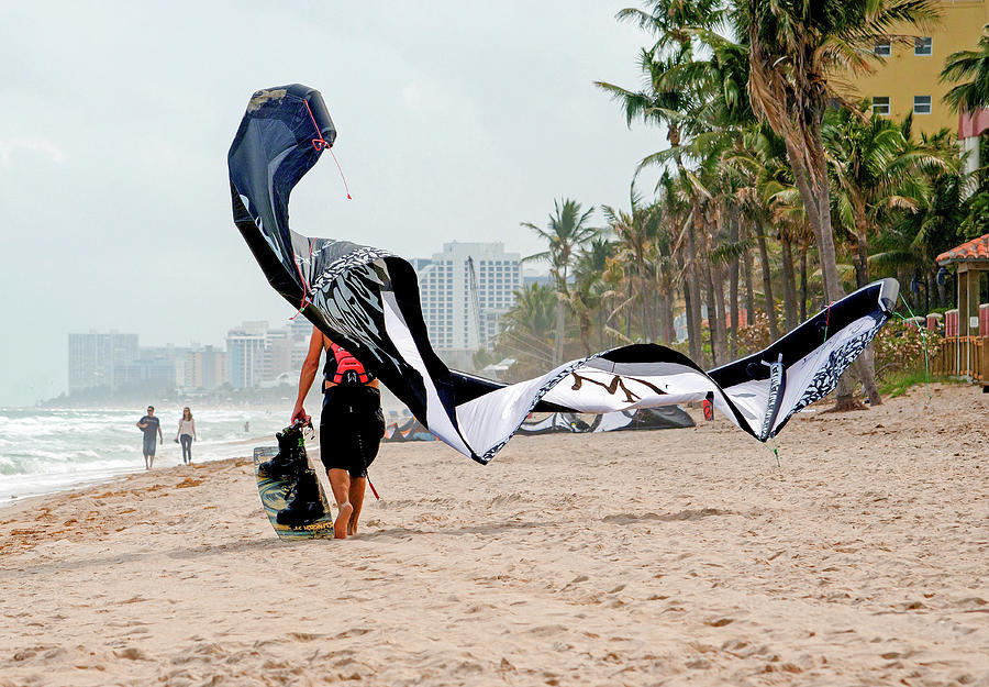 Kiteboard Photograph by Keith Armstrong