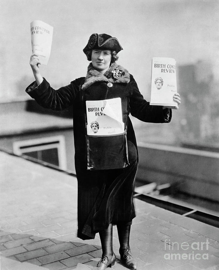 Kitty Marion Selling Birth Control Photograph by Bettmann