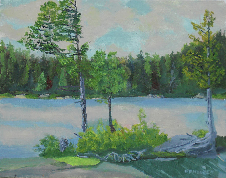 Kiwassa Lake Painting by Robert P Hedden