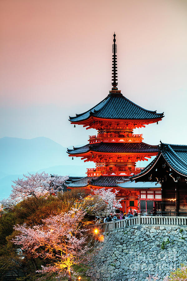 Kiyomizu-dera Buddhist temple, Kyoto, Japan Photograph by Matteo Colombo