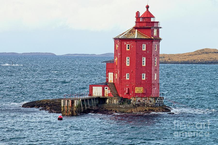 Kjeungskjaeret Fyr Lighthouse, Norway Photograph by Martyn Arnold