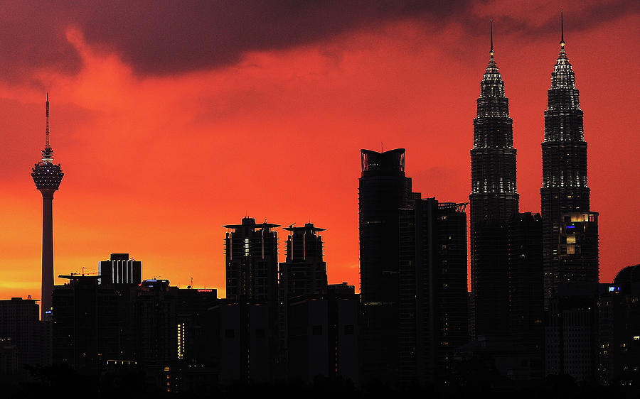 Kl Skyline At Dusk Photograph by Ahmad Junaidi Kuala Lumpur Malaysia Kl Skyline At Dusk Photograph by Ahmad Junaidi Kuala Lumpur Malaysia
