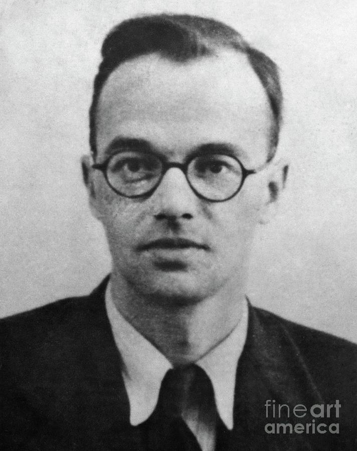 Klaus Fuchs Photograph by Us National Archives And Records Administration/science Photo Library