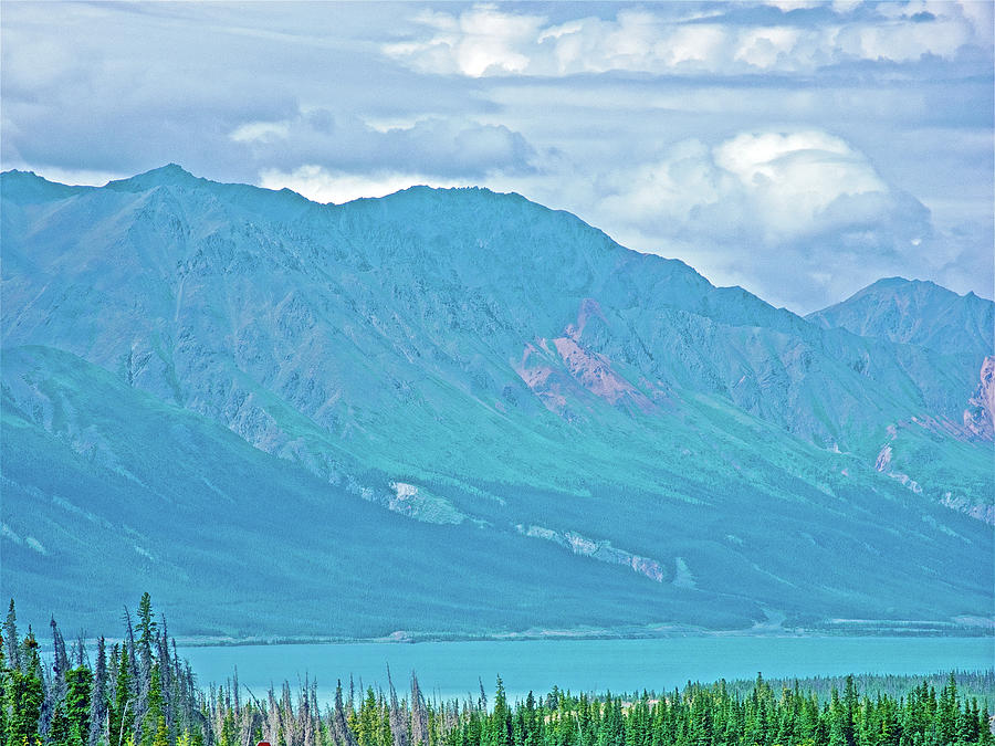 Kluane Lake From The Alaska Highway Yukon Canada Photograph By Ruth