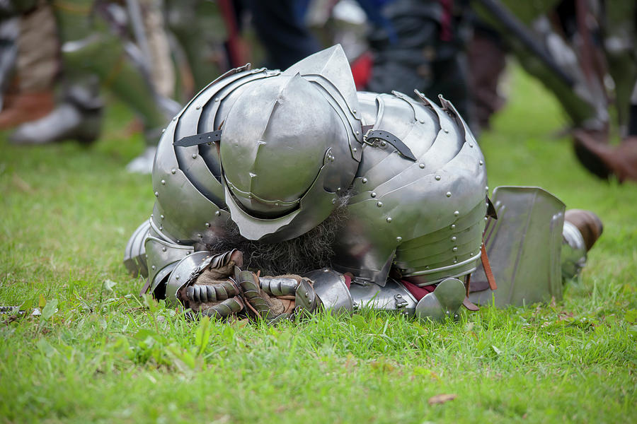 Knight down by Cheltenham Media Knight down by Cheltenham Media