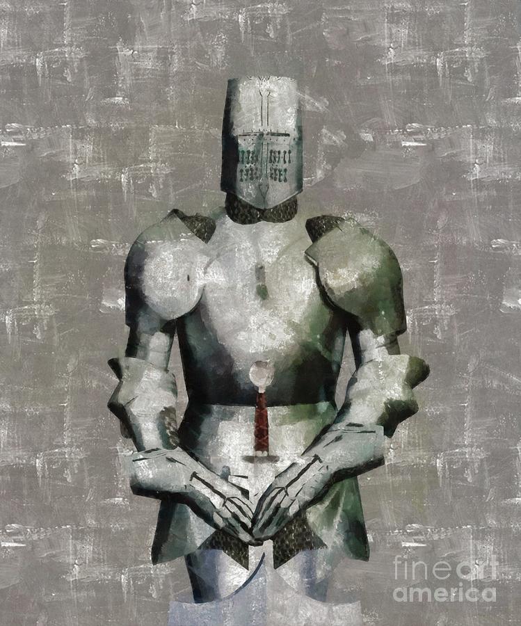Knight Guardian Painting by Esoterica Art Agency