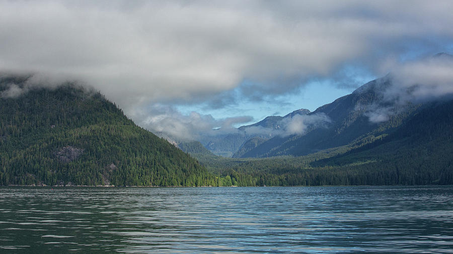Mountain Photograph - Knight Inlet by Randy Hall