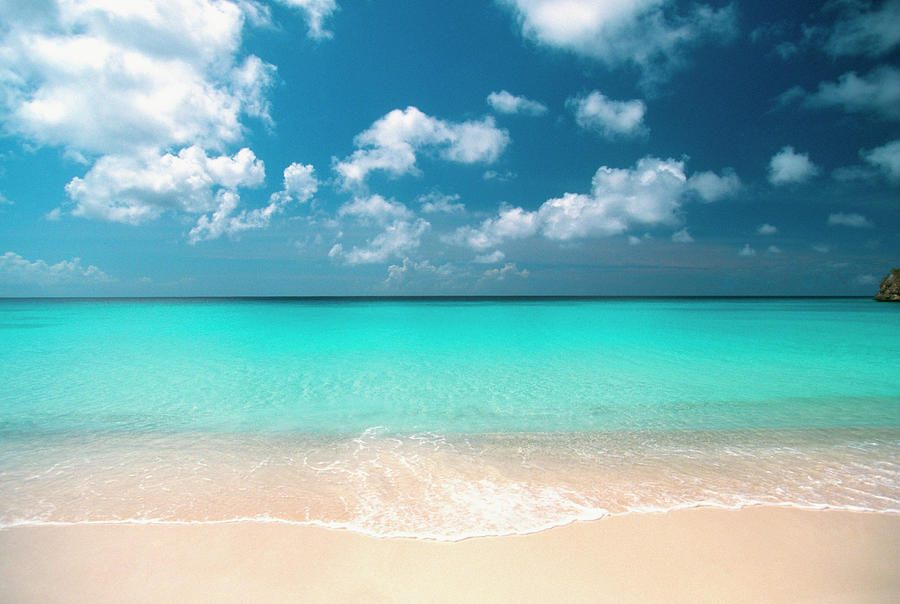Knip Beach On Curacao, Caribbean Photograph by Medioimages/photodisc