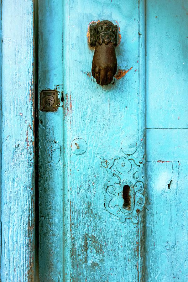 Knocker And Locks Of A House Photograph by Jose Carlos Diaz - Fine Art ...