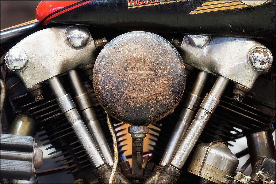 Knucklehead Motor Photograph by Andy Romanoff