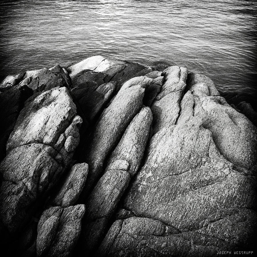 Ko Samet Rocks in Black Photograph by Joseph Westrupp
