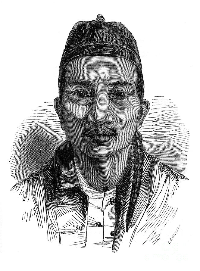 Ko-tsching Dschang, 1848.artist Drawing by Print Collector