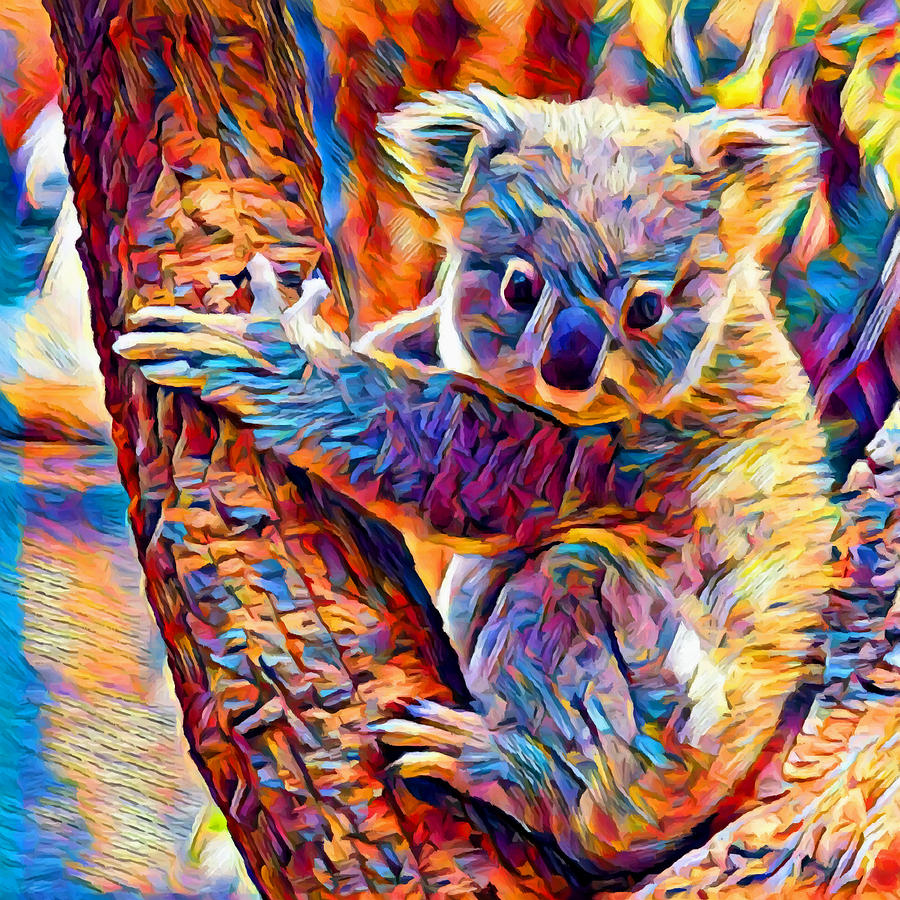 Koala 2 Painting by Chris Butler
