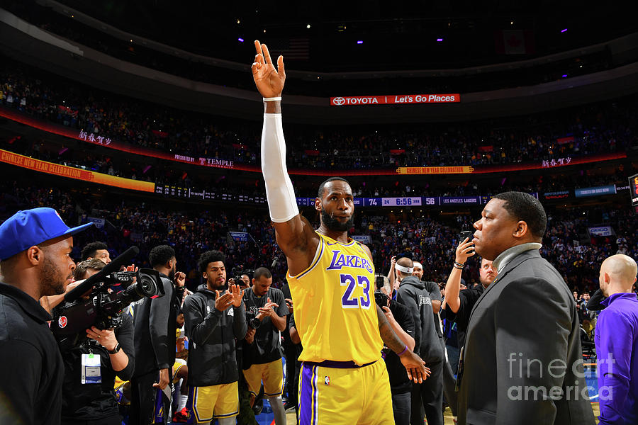 Kobe Bryant And Lebron James Photograph by Jesse D. Garrabrant