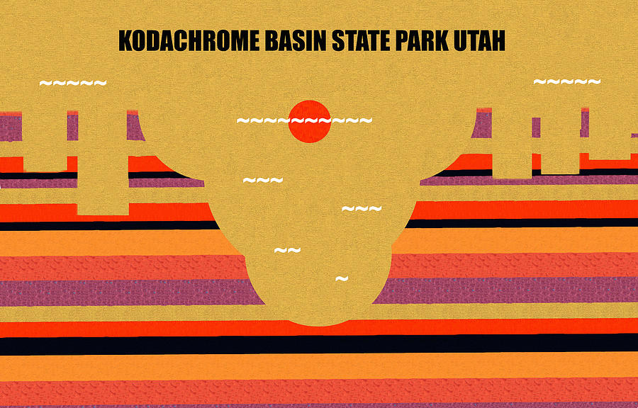 Kodachrome Basin State Park Utah Digital Art by David Lee Thompson