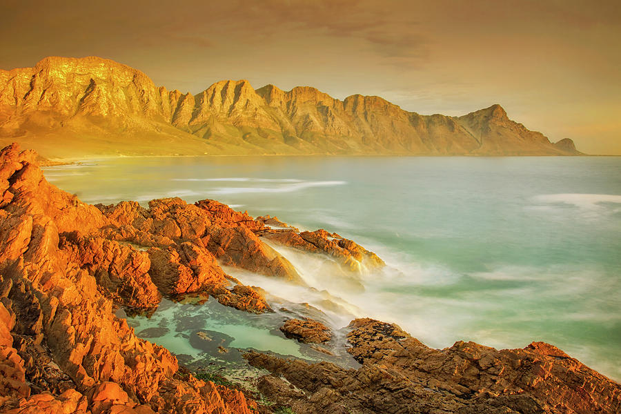 Kogel Bay Sunset, Cape Town Photograph by Simon Phelps Photography