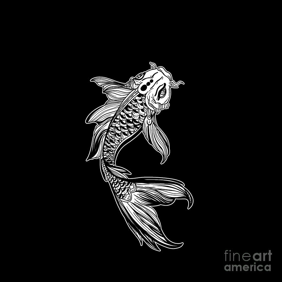 Koi Fish Digital Art by Valentina Hramov - Fine Art America