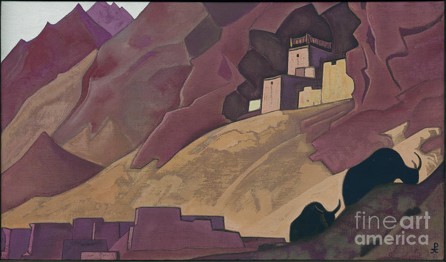 Koksar, 1932 Painting by Nicholas Roerich